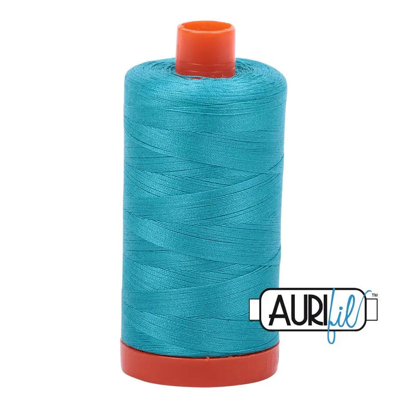 Aurifil Cotton 50wt Large Spool Turquoise