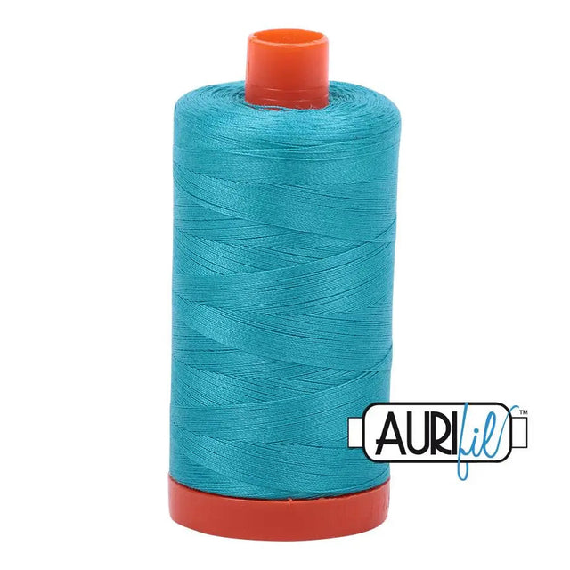 Aurifil Cotton 50wt Large Spool Turquoise