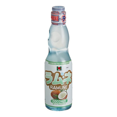 Hana Ramune Coconut Soda 6.7 fl. oz. - 24/Case