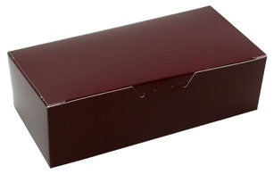 Cajas de caramelos burdeos de una libra - paquete de 5