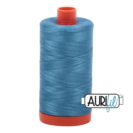 Cotton Thread 50wt Teal Aurifil Large Spool