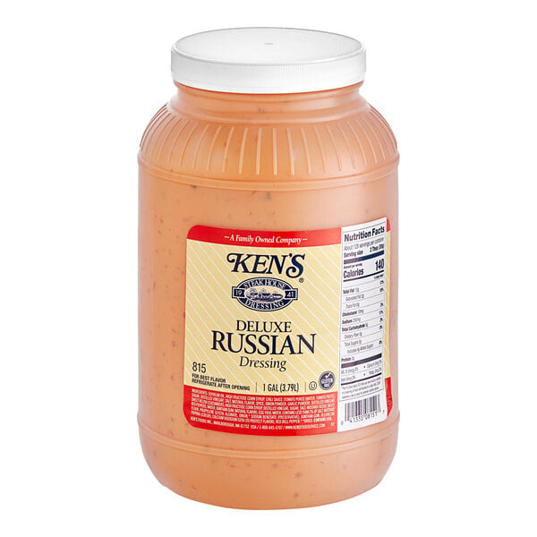 Ken's Foods Deluxe Russian Dressing 1 Gallon - 4/Case