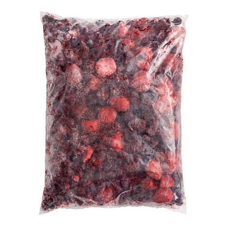 Simplot Simple Goodness IQF Triple Berry Blend 5 lb. - 4/Case