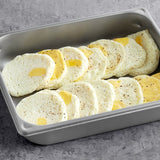 Papetti's Homestyle Fried Egg Patty with Cracked Black Pepper 2.25 oz. - 128/Case
