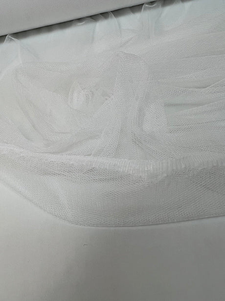 White Polyester Mesh Fabric