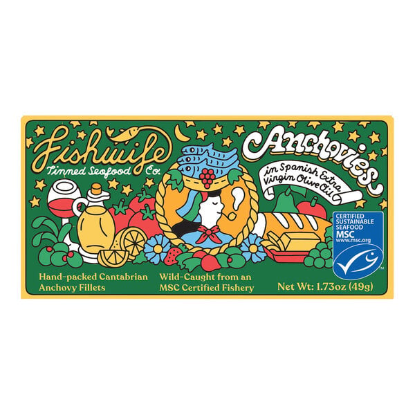 Fishwife Anchovies in Olive Oil 1.73 oz. - 50/Case