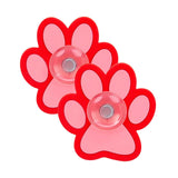 12-Pack 2 1/4" Bright Red Paw Print Fidget Spinners