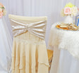 Ruffled Crushed Velvet Chair Band Sample