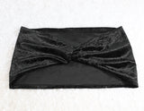 Ruffled Velvet Chair Bands