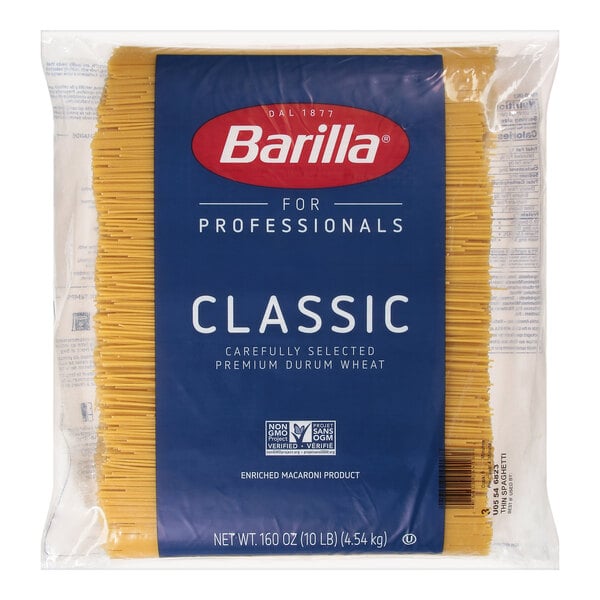 Barilla 20 lb. Thin Spaghetti Pasta