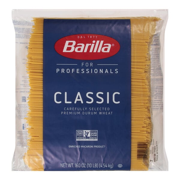 Barilla 20 lb. Thick Spaghetti Pasta
