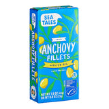 Sea Tales Anchovy Fillets in Olive Oil 1.6 oz. Can - 12/Case