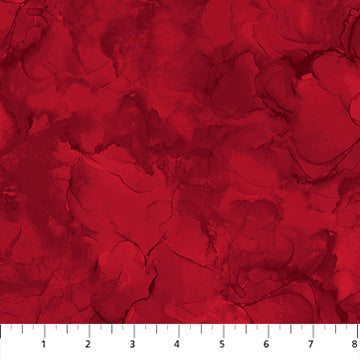 Cotton Print Mirage Cardinal Fabric 43/44
