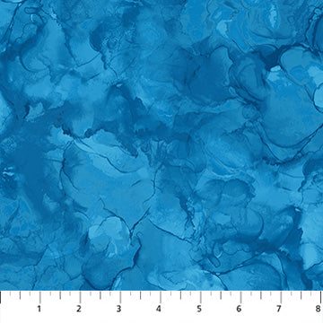 Cotton Fabric Mirage Bahama Blue 43/44" Width