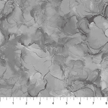 Cotton Fabric Mirage Smoke 43/44" Marbled Tonal Print