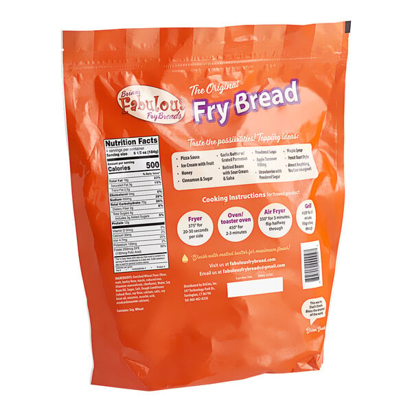 Brian's Fabulous FryBreads 8 1/2" Large Fry Bread - 32/Case