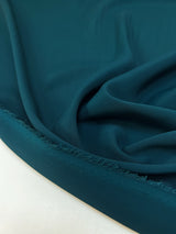 Crepe Woven Fabric Green Blue