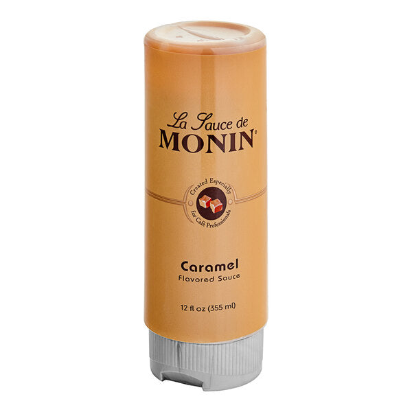 Monin Caramel Flavoring Sauce 12 fl. oz. - 6/Case