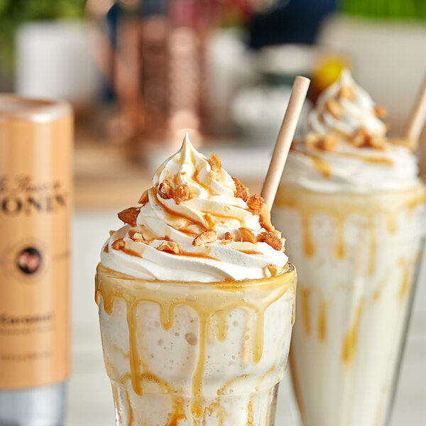 Monin Caramel Flavoring Sauce 12 fl. oz. - 6/Case