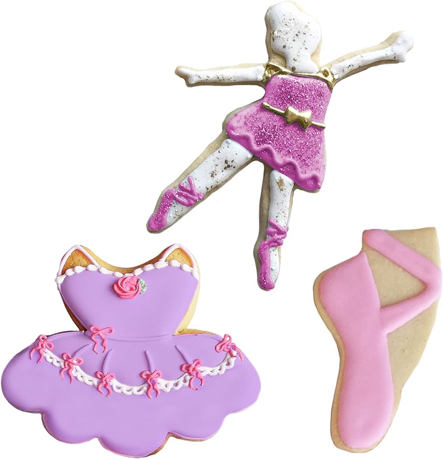 Ann Clark Ballerina Dancer Nutcracker-themed Cookie Cutter, 4-5/8"