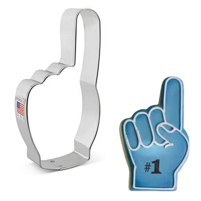 Ann Clark Number One Sports Fan Hand Cookie Cutter