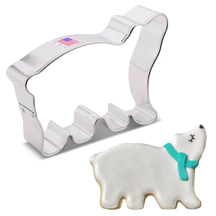 Ann Clark Bear Polar Cookie Cutter, 4"