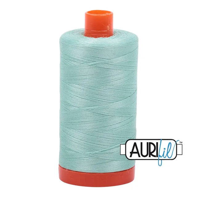 Cotton Thread 50wt Mint Aurifil Large Spool