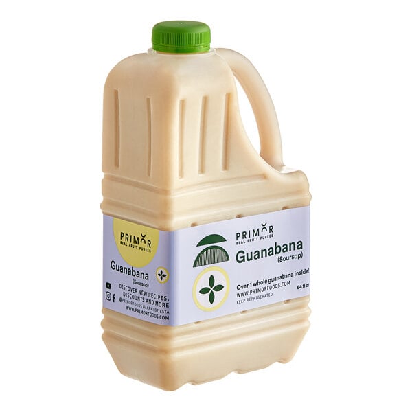 Primor Guanabana (Soursop) Puree 64 fl. oz. - 3/Case