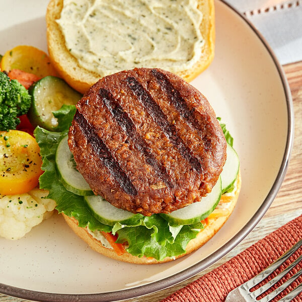 Dr. Praeger's Plant-Based Vegan Perfect Burger 4 oz. - 40/Case