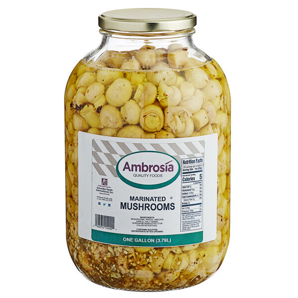Marinated Mushrooms 1 Gallon - 4/Case