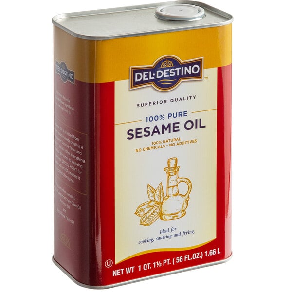 Del Destino 100% Pure Sesame Oil 1.66 Liter - 10/Case