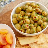 Stuffed Manzanilla Olives with Pimentos 1 Gallon (5 lb. Dr. Wt.) - 340/360 Count - 4/Case