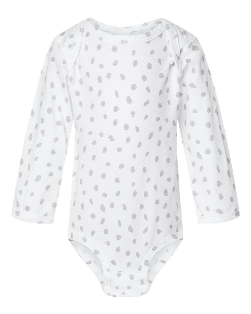 RADYAN® Infant Fine Jersey Long Sleeve Bodysuit Soft Cotton Fabric with Comfortable Snap Closure