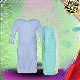 RADYAN® Infant Baby Rib Layette Soft Cotton Newborn Outfit with Fold Over Mittens