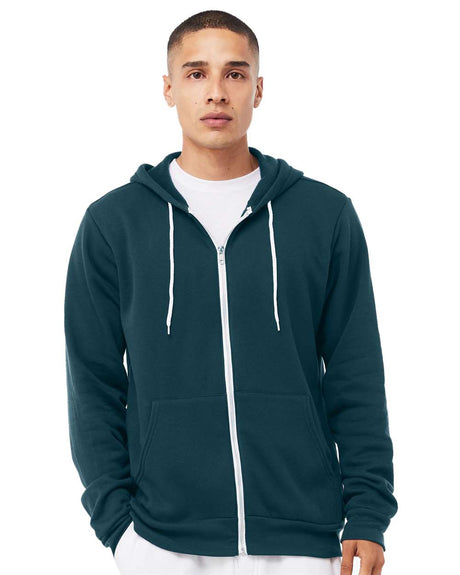 Image 1: Bella Canvas 3739 Unisex Lightweight Sponge Fleece Zip-Up HoodieImage 2: Lightweight fleece zip hoodie designImage 3: Premium Bella Canvas full zip sweatshirtImage 4: Blank hoodie for custom apparelImage 5: Soft unisex fleece layering jacketImage 6: Comfortable zip-up hoodie style