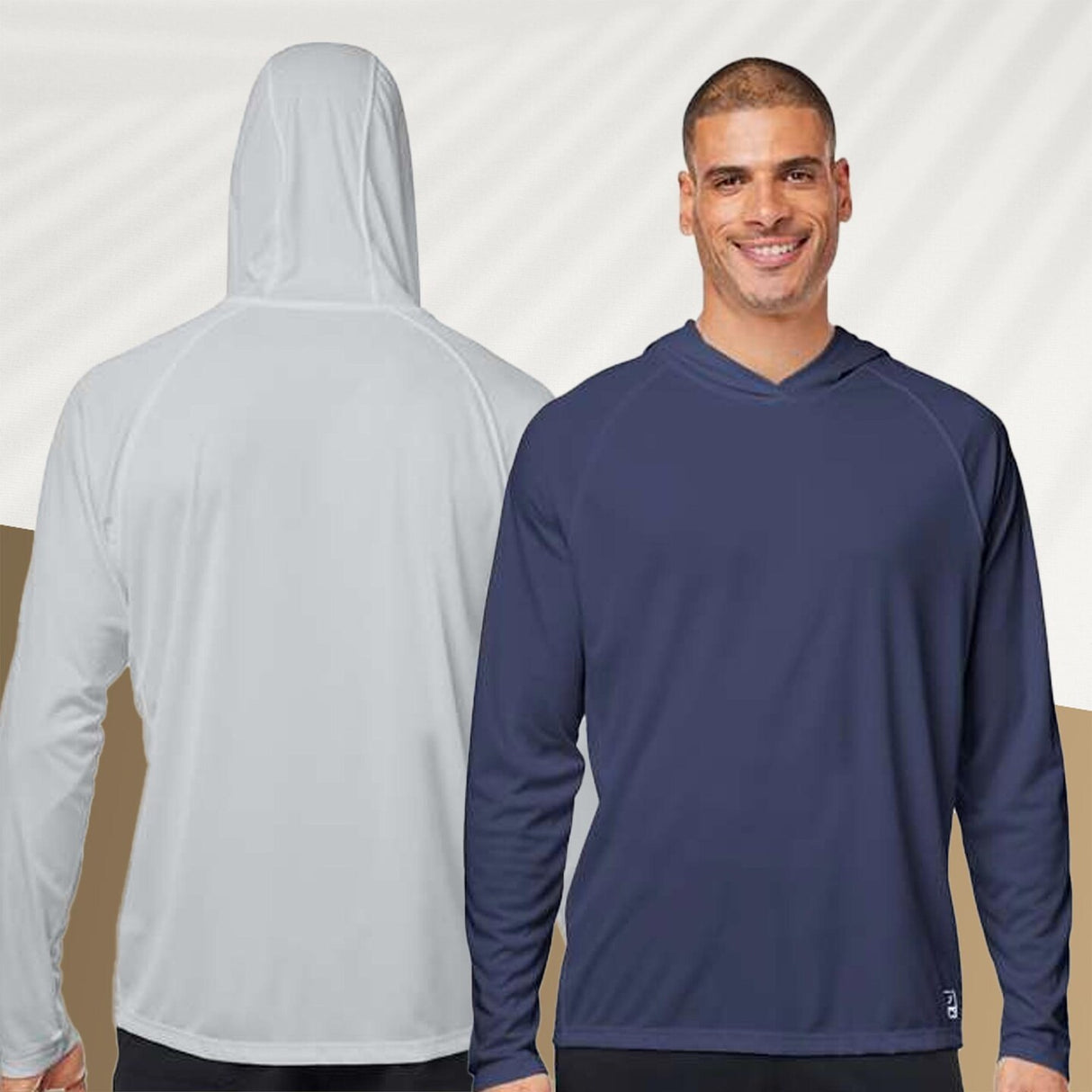 HUK® Mens LoPro Pursuit Long Sleeve Hooded T Shirt Quick Dry UPF 50