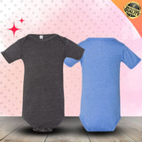 BELLA + CANVAS® Infant Jersey One Piece Soft Cotton Baby Bodysuit with Snap Closure