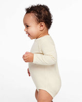 RADYAN® Infant Fine Jersey Long Sleeve Bodysuit Soft Cotton Fabric with Comfortable Snap Closure