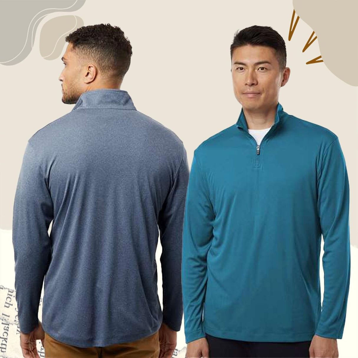 AllPro® Men's Pro-Lock Performance Quarter-Zip Pullover
