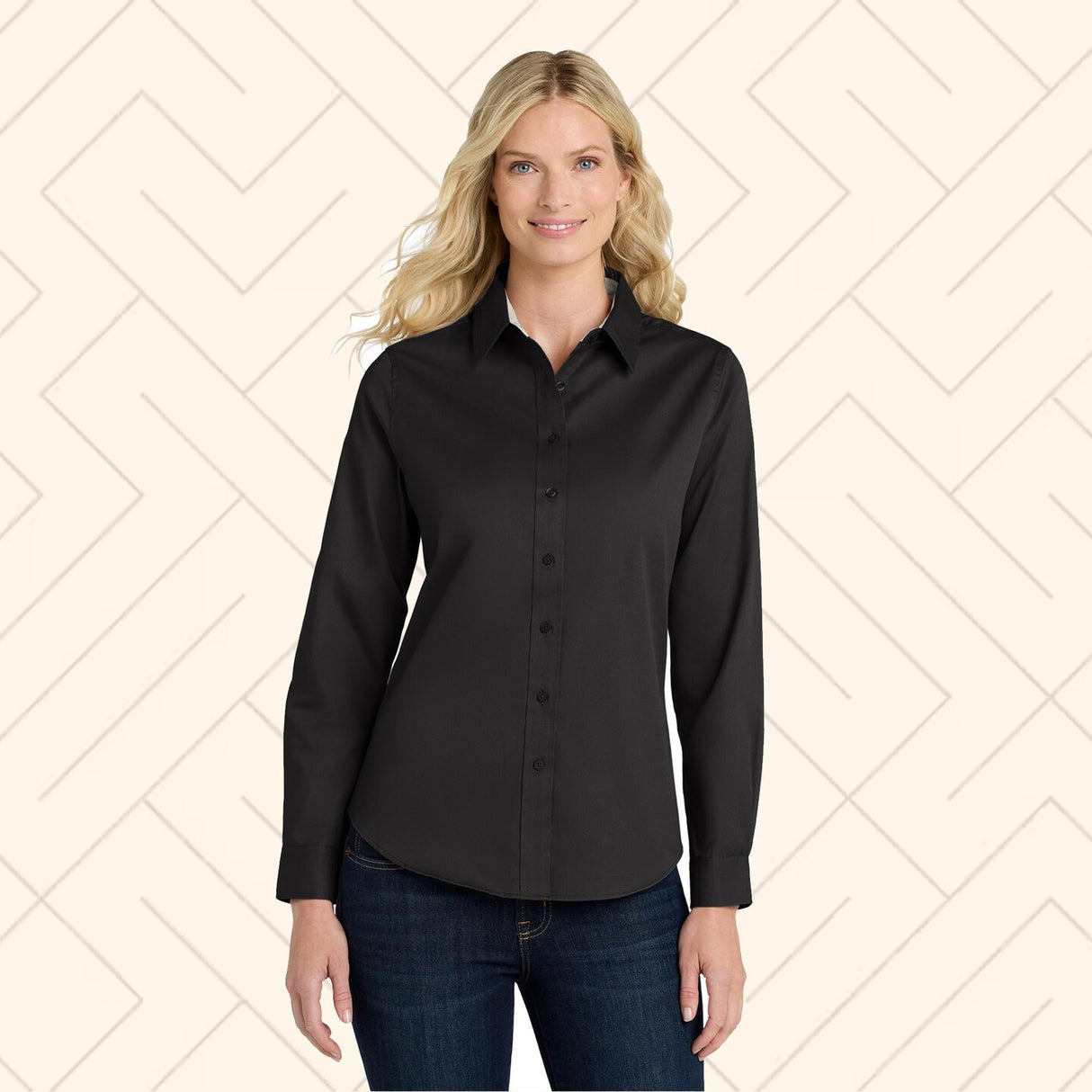 Port Authority® Women's Long Sleeve Easy Care Shirt