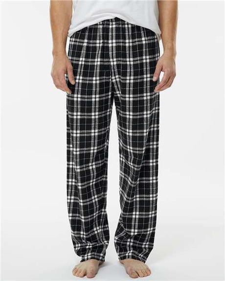 Boxercraft® Men’s Harley Flannel Pants Double-Brushed Cotton, Elastic Waist & Plaid Design