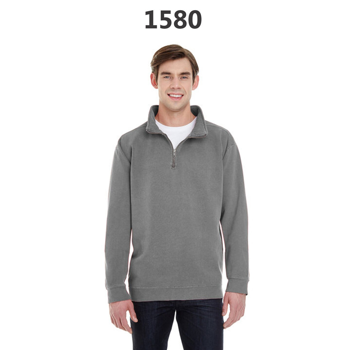 Comfort Colors® Stylish Quarter Zip Sweatshirt