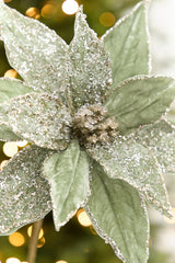 20" x 12” Sage Poinsettia Stem
