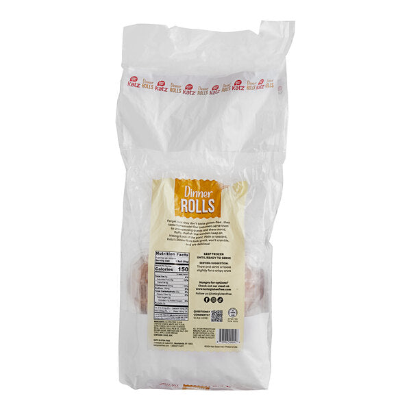 Katz Gluten-Free Dinner Roll 7 oz. - 24/Case