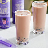 Evergreen Ready-to-Drink Taro Bubble Tea 16.2 fl. oz. - 24/Case