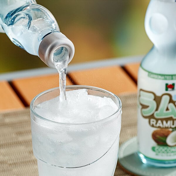 Hana Ramune Coconut Soda 6.7 fl. oz. - 24/Case