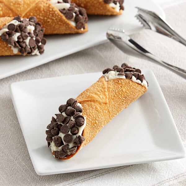 Vaccaro's Desserts Cannoli Shell 0.65 oz. - 48/Case