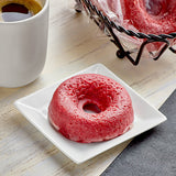 Southern Roots Individually Wrapped Vegan Red Velvet Cake Donut 2.36 oz. - 48/Case