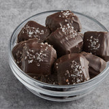 Albanese Dark Chocolate Covered Sea Salt Caramels 5 lb. - 2/Case