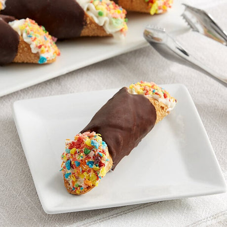 Vaccaro's Desserts Chocolate Cannoli Shell 1 oz. - 48/Case